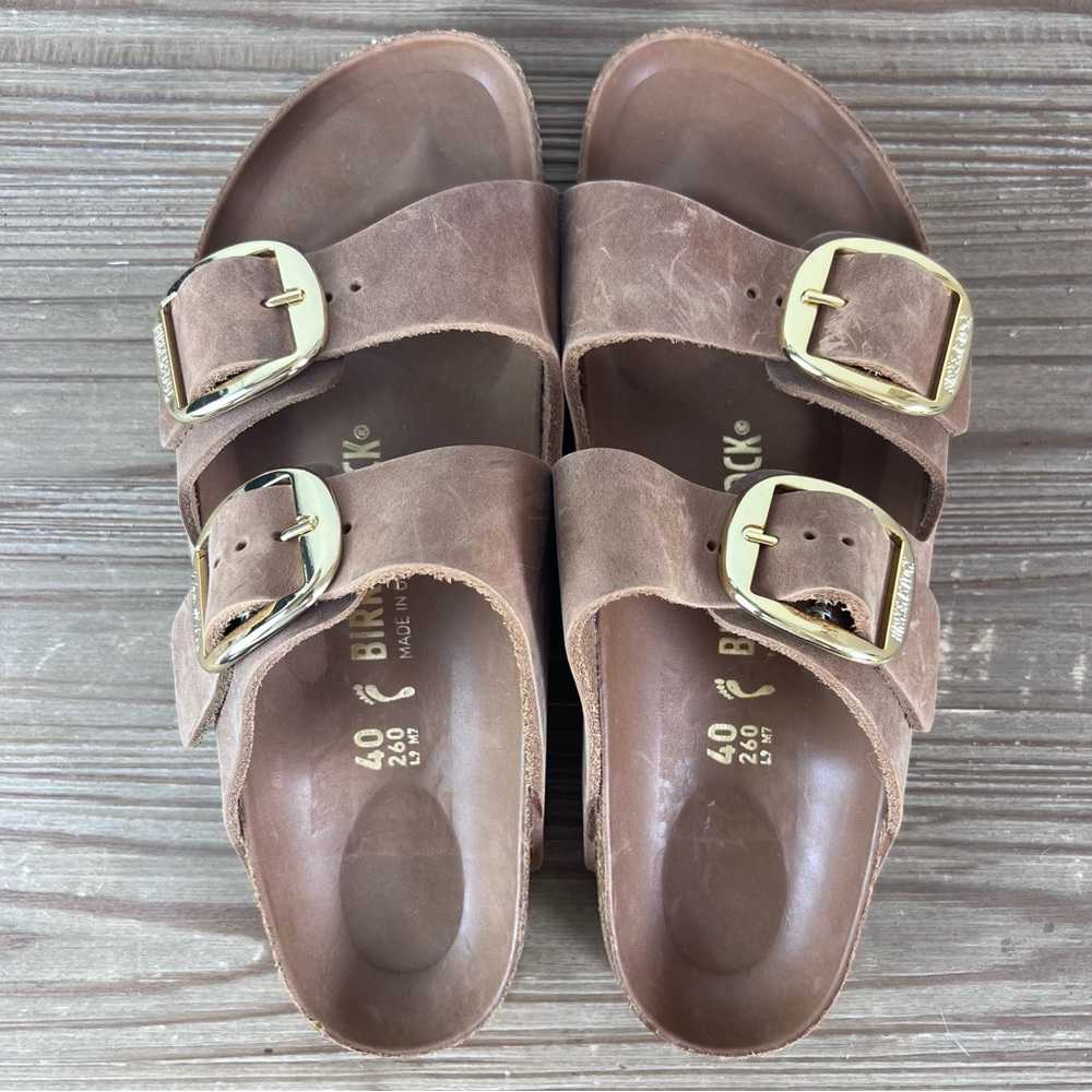 Birkenstock Arizona Big Buckle in Oiled Leather PRICE DROP!